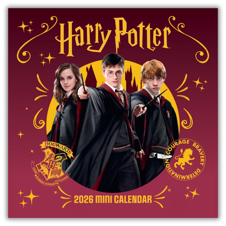 HARRY POTTER MOVIE 2026 MINI CALENDAR