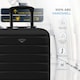 image 9 of 45x36x20cm EasyJet Free Underseat Carry-On Cabin Bag - Lightweight 4 Wheels ABS Hard Shell Suitcase Black | Black/Tan | Cabin Bag