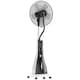 image 1 of HOMCOM Pedestal Fan with Water Mist Spray, Spray Misting Fan with 75 Oscillation, Remote Control, Tilt Head, 3 Speeds, 3 Modes, 3 Mist, 3L Water Tank, Wheels, for Home, 125 cm