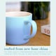 image 2 of Argon Tableware New Bone China Mugs - 330ml - Blue Ombre - Pack of 2 Blue