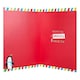 image 4 of Open Christmas Card 'Holly Jolly' Foil Finish