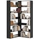 image 1 of HOMCOM 7 Tiers Corner Bookshelf, L-Shaped