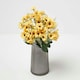 image 1 of Homescapes Artificial Wild Daisy Yellow Bouquet Flower, 46 cm