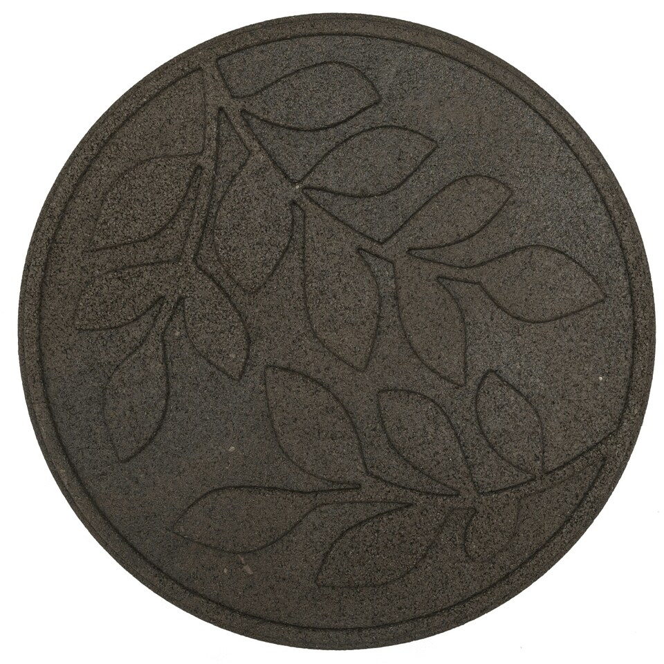 image 1 of Eco-Friendly Garden Stepping Stones - Leaf Brown (Pack of 4)