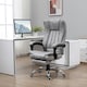 image 2 of Vinsetto 6-Point Vibrating Heat Massage Chair w/ Microfibre Upholstery Grey