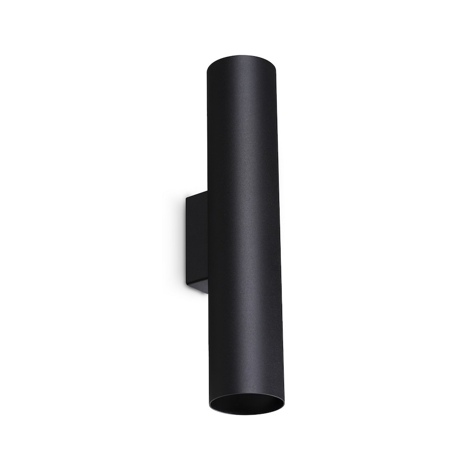 image 1 of Look Up & Down Wall Lamp Black 2x GU10