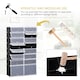 image 6 of HOMCOM Large 16-Cube DIY Shoes Rack Portable Interlocking Plastic Cabinet