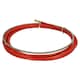image 3 of P.C. Liner Wire 1.0 - 1.2mm x 4M Welding Red Steel Plastic Coated MIG Torch