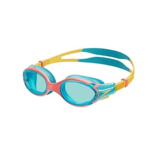 Speedo Childrens/Kids 2.0 2024 Biofuse Swimming Goggles - Blue/Yellow - One Size