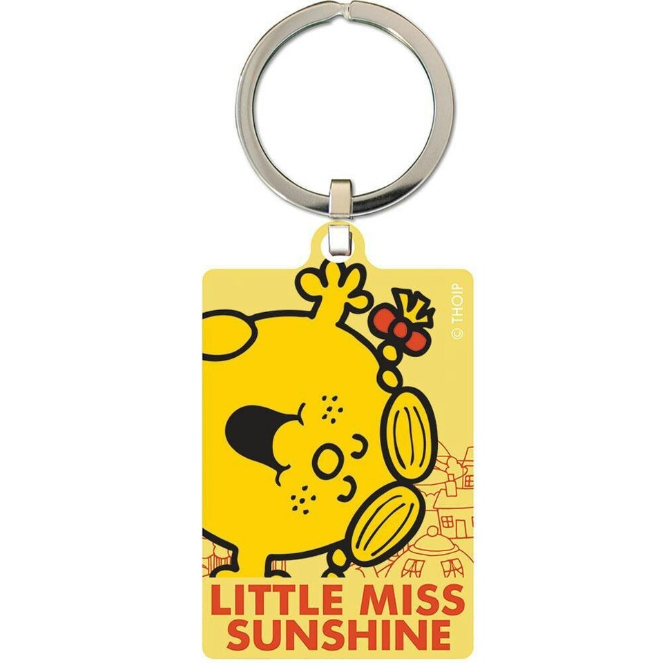 image 1 of Little Miss Sunshine Key Ring - Yellow - One Size