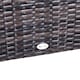 image 8 of Outsunny 6 Pieces Rattan Furniture Set Conservatory Sofa Deluxe Wicker Garden