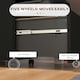 image 6 of Vinsetto File Cabinet with Lock Hanging Bar for Letter A4 Legal Size Black