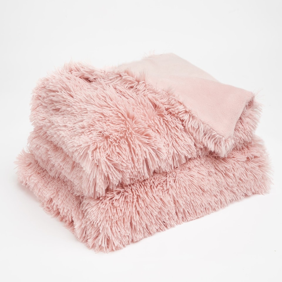 image 1 of OHS Ultra Soft Fluffy Fleece Throw Luxury Bed Blanket