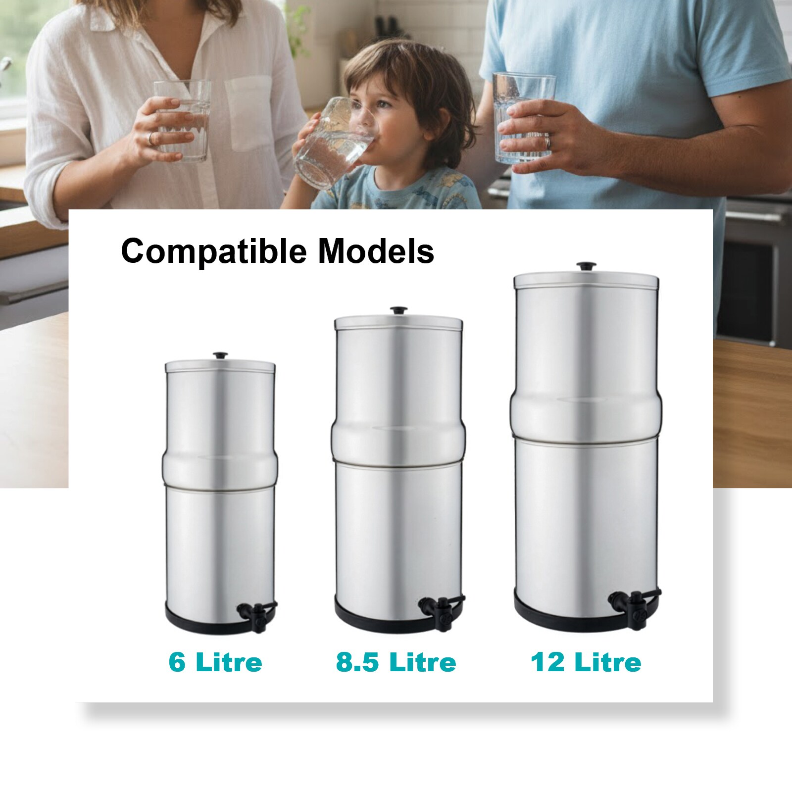 thumbnail image 2 of Newton Gravity Water Filters With Fluoride Removal – 2 Pack Fits Most Systems 2 of 6