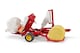 image 7 of Bruder Bale wrapper with ochre and white round bales Detailed Vehicle & Playset Model