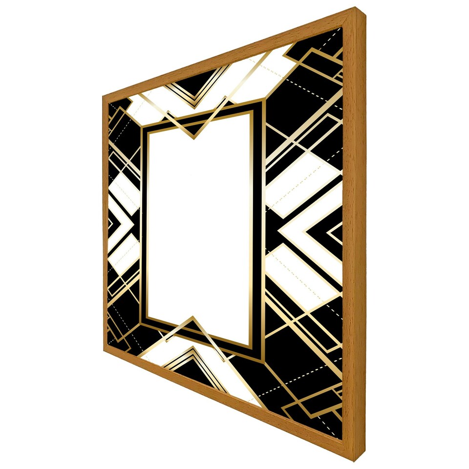 image 1 of Art deco frame (Picture Frame) Black | M