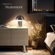 image 8 of Table Lamp Kade - retro design, 3 brightness levels, battery-powered | Silver | nickel matt | 25 x 25 x 34 cm | 1