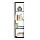 image 4 of Mauro 3 Shelves Storage Unit in Matt Black