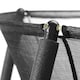 image 6 of 10ft x 7ft Salta Black Rectangular Comfort Edition Trampoline with Enclosure
