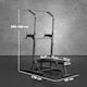 image 5 of HOMCOM Adjustable&Folded Dip Stands Multi-Function Pull-ups Sit-ups Fitness tool