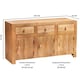 image 5 of Kaylin Light Mango Large Sideboard Brown