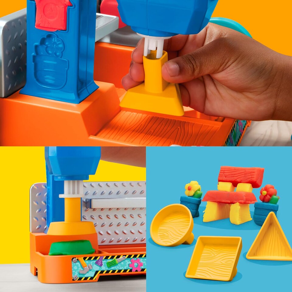 image 1 of Play Doh Stamp N Saw Tool Bench