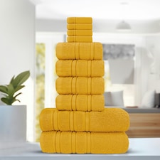 Everyday 100% Cotton Towels - Super Absorant and Soft – Cotton Hand & Bath Towels - Yellow Yellow | Hand towel
