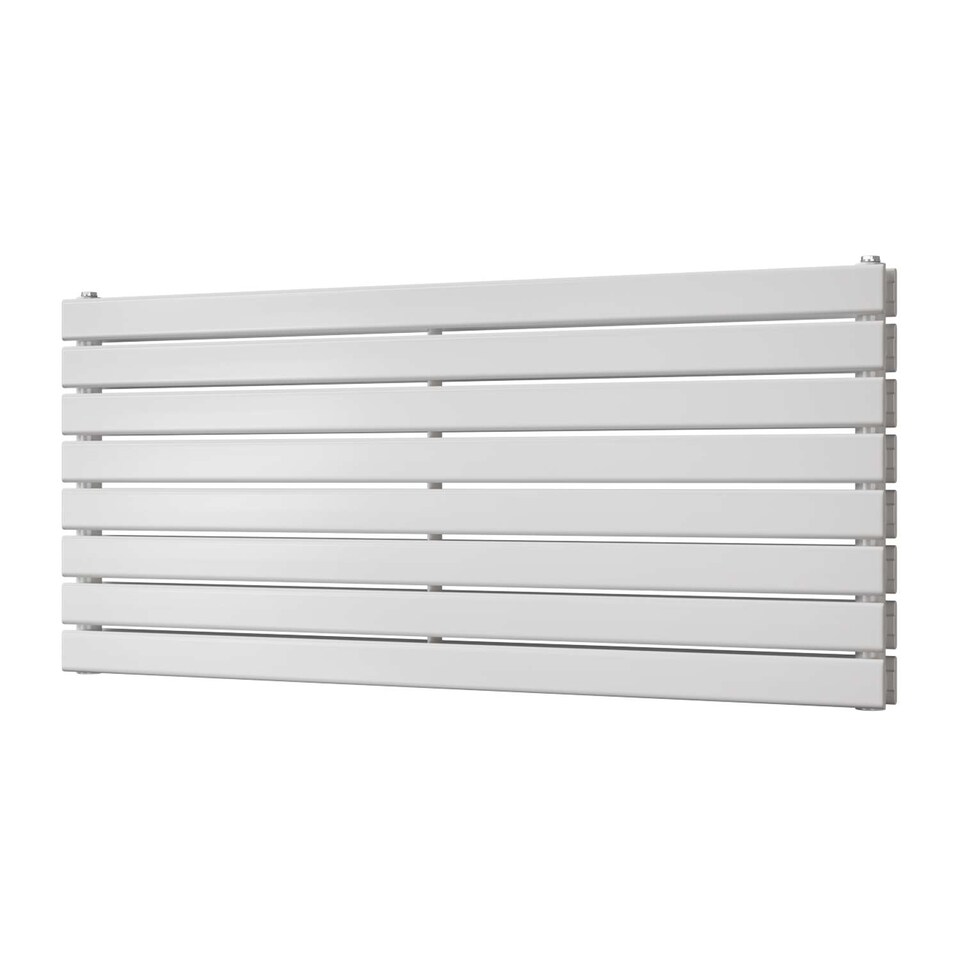 image 1 of Typhoon Axis - White Horizontal Radiator H544mm x W1200mm Double Panel