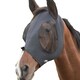image 2 of Weatherbeeta Deluxe Stretch Horse Fly Mask With Ears - Black - Small Pony
