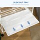 image 2 of PawHut Large Bird Cage Budgie Cage for Finch Canaries Parrot with Stand White