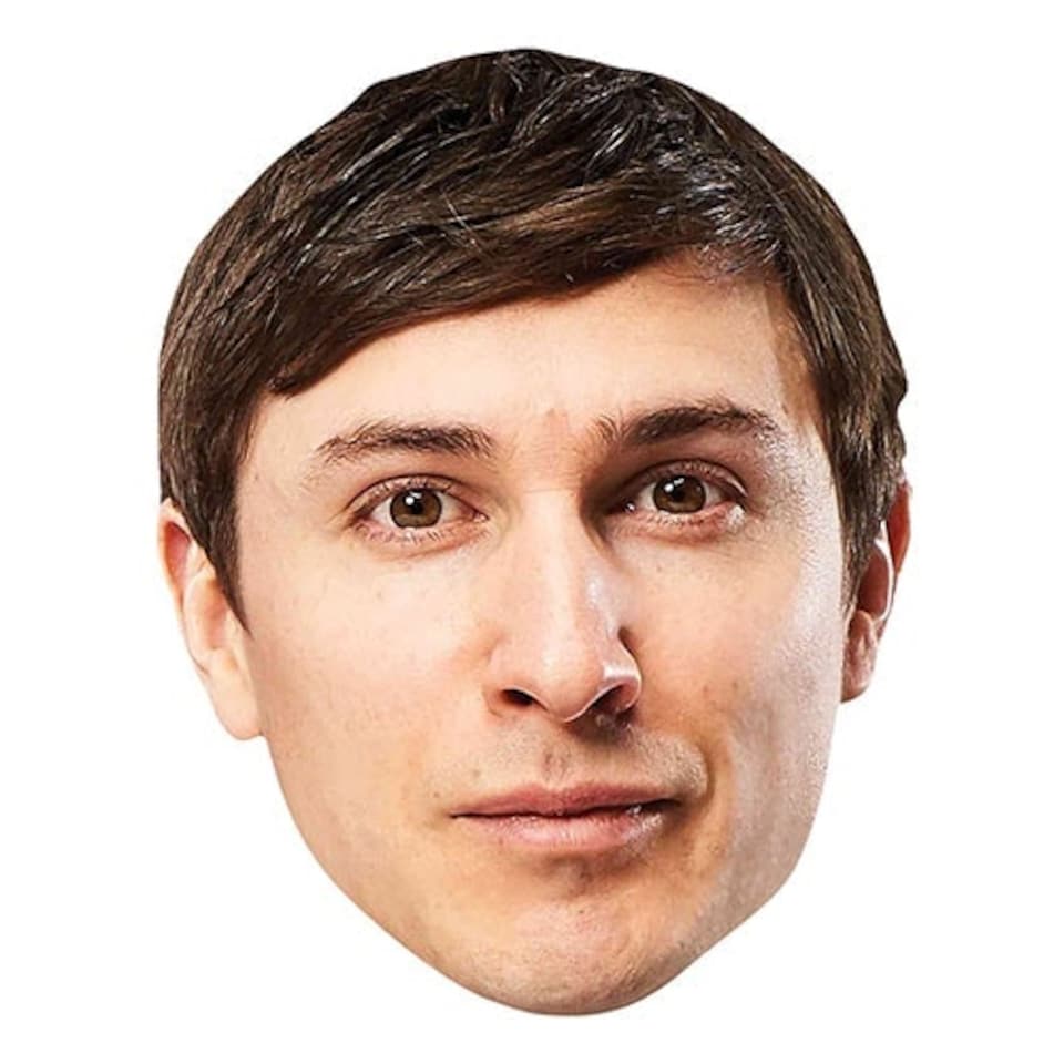 Jonny Friday Night Dinner Cardboard Face Mask