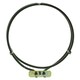 image 3 of SPARES2GO Heating Element compatible with Logik LFTC50A12 LFTC60A12 LFTC60W12 LFSTC50W LMF65SS Fan Oven Cooker (2 Turn, 2100W)