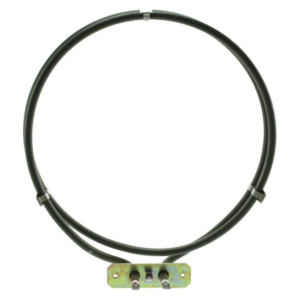 image 1 of SPARES2GO Heating Element compatible with Logik LFTC50A12 LFTC60A12 LFTC60W12 LFSTC50W LMF65SS Fan Oven Cooker (2 Turn, 2100W)