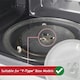 image 6 of SPARES2GO Universal Microwave Turntable Plate Y Type Glass Dish Tray (13.5" / 34.5cm / 345mm)