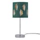image 5 of Set of 2 Fern - Dark Green Cut Out 15.5cm Table Lamp Shades | Green | Gold | Small | 2