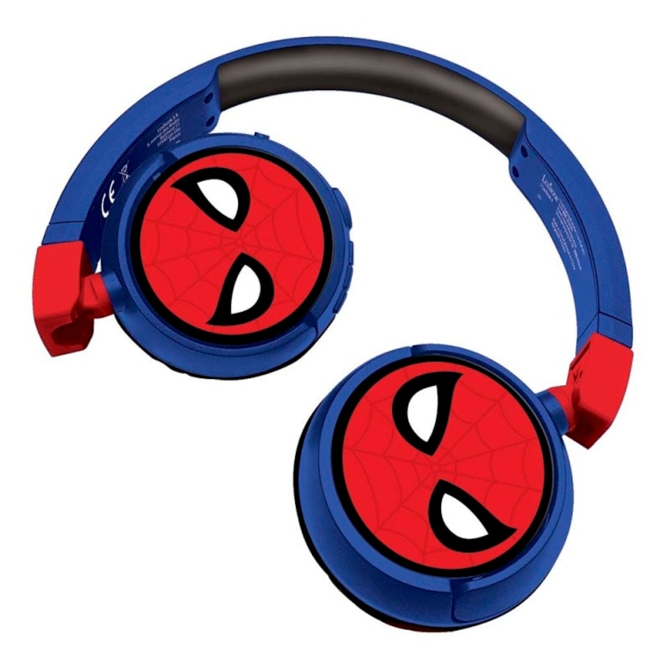 image 1 of Lexibook HPBT010SP Spiderman Bluetooth & Wired Foldable Headphones