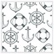 image 1 of Anchor & wheel (Picture Frame) White | XS