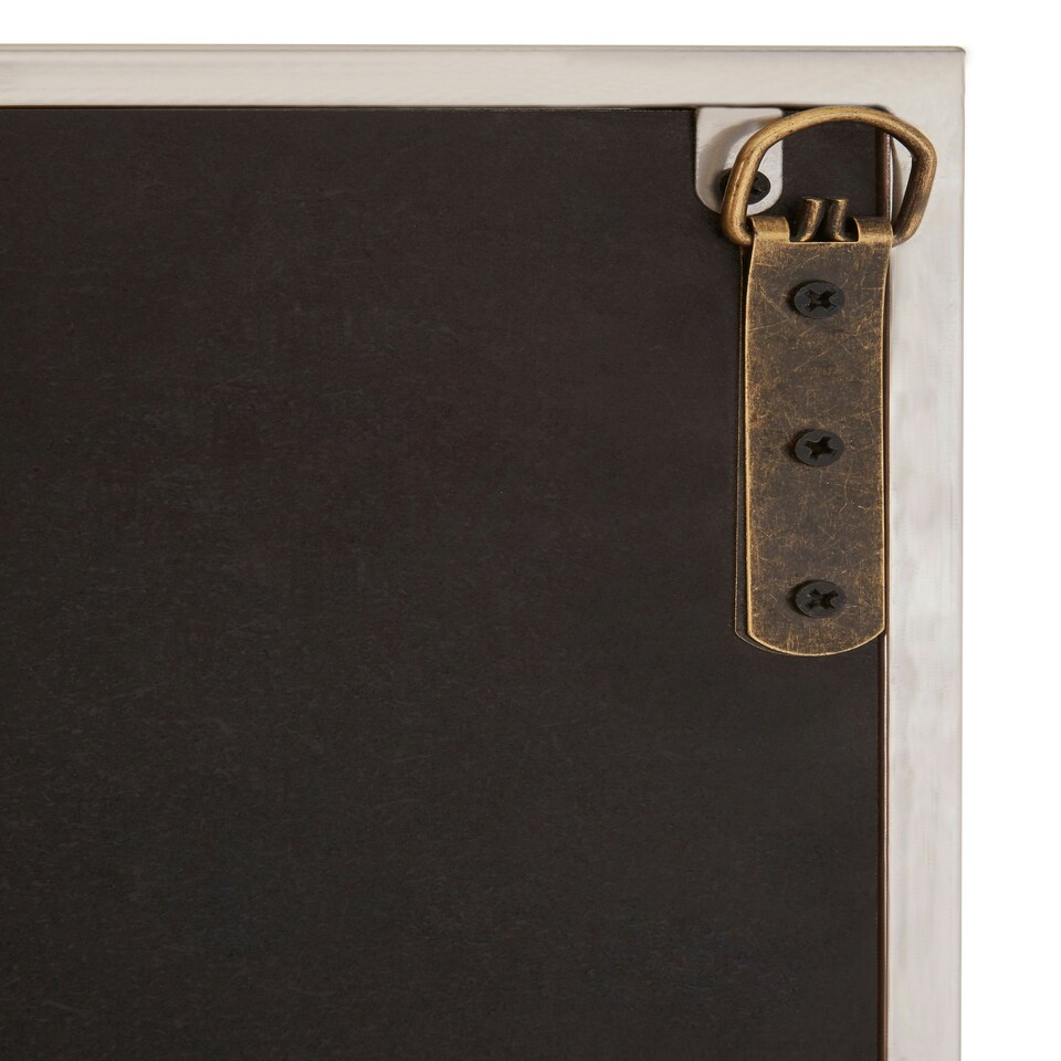 image 1 of Descartes Descrates Square Wall Mirror Silver