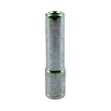 3/16" Deep SAE Socket 1/4" Drive 48mm Length 6 Point Chrome Vanadium Steel