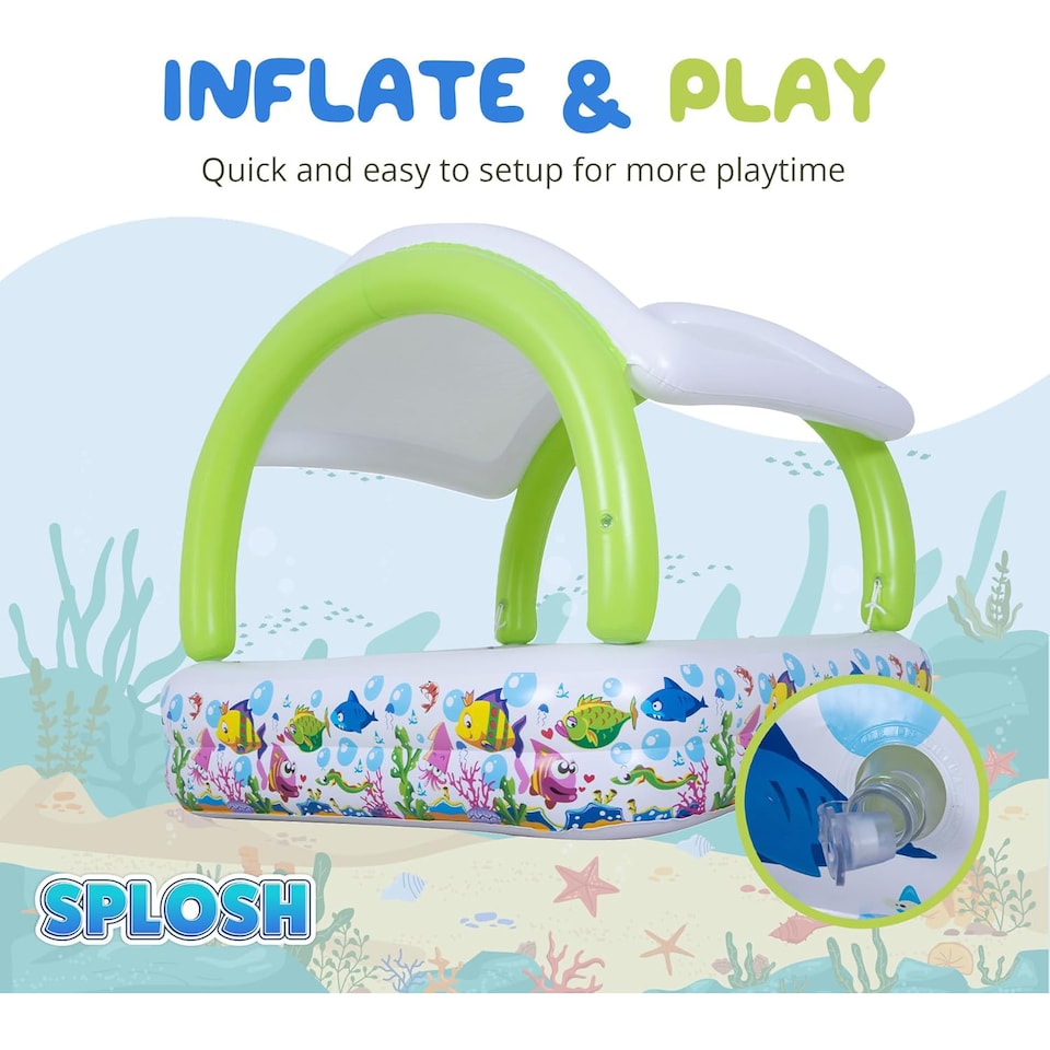 image 1 of Splosh Sunshade Square Pool