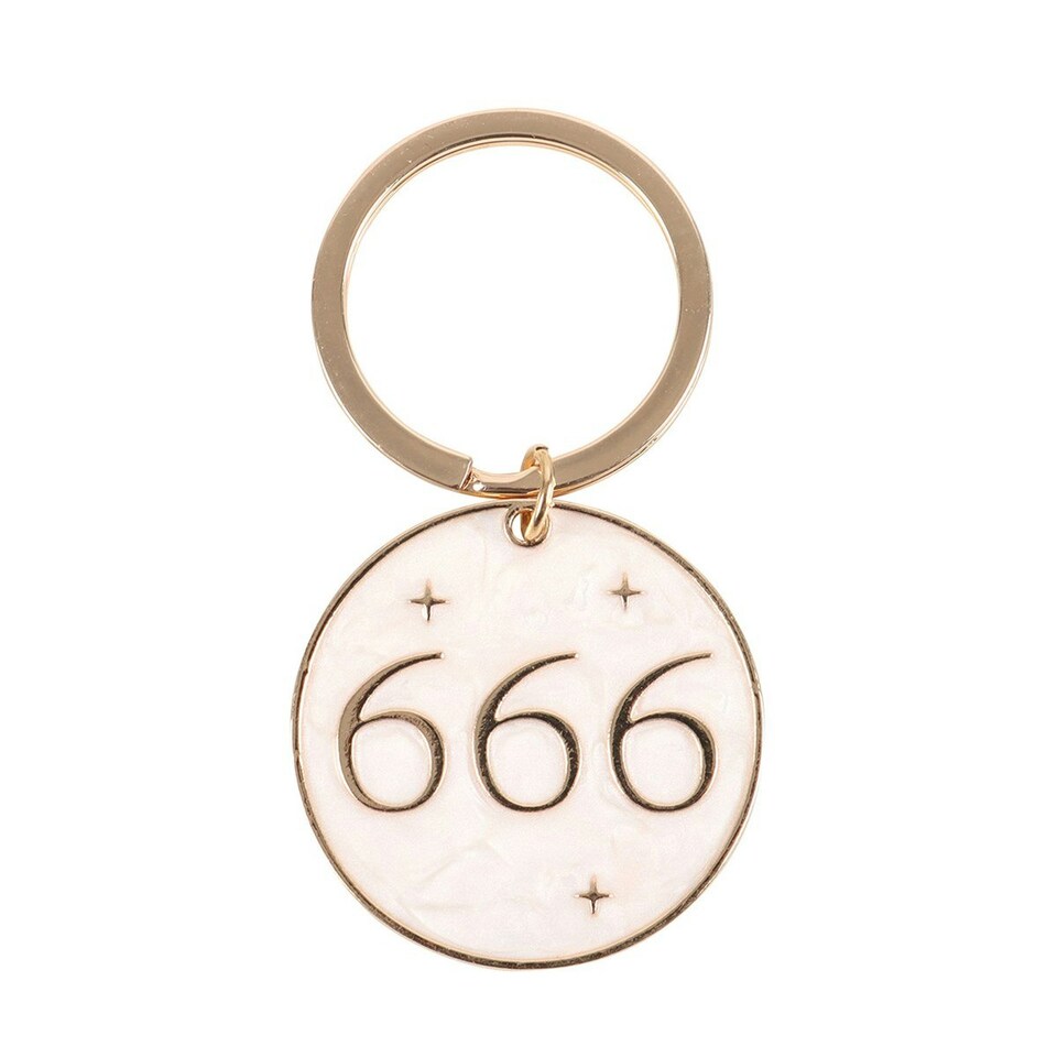 image 1 of 666 Angel Number Keyring