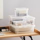 image 4 of SmartStore Different size Storage Box for Home with Clip Lid | Clear | 14L