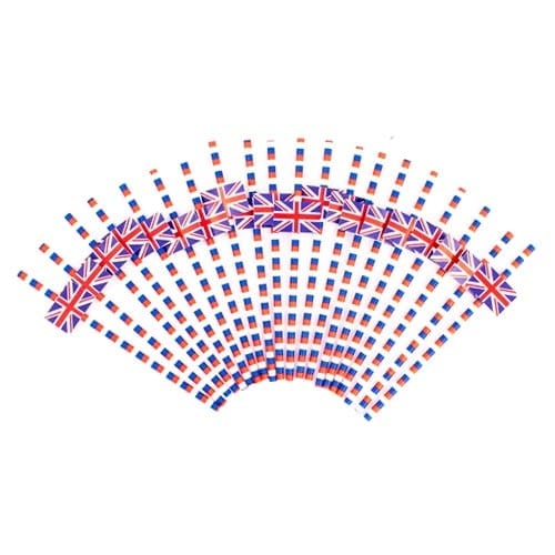 Union Jack Paper Straws - Pack of 20