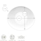 image 3 of Bormioli Rocco Prometeo Glass Dessert Plates - 24 x 19.5cm - White - Pack of 6 | White | White