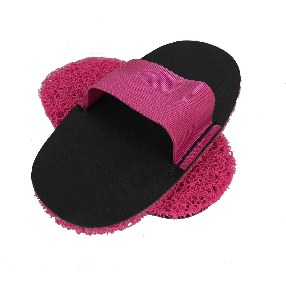 Smart Grooming Deluxe Horse Body Brush - Pink/Black - One Size