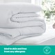 image 4 of Silentnight Just Like Down 10.5 Tog Duvet, Hypoallergenic, Soft and Silky, Double