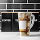 image 2 of Rustic Egyptian Wooden Frame Latte Mug