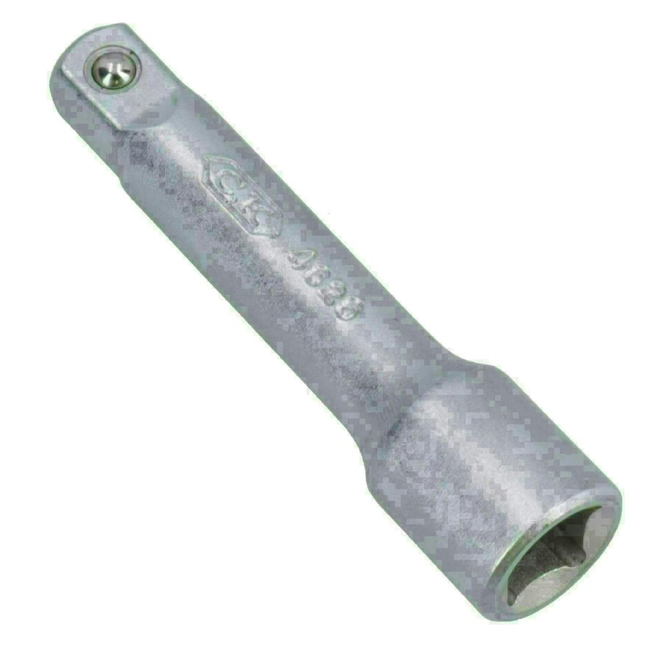 image 1 of 3/8in Drive Socket Ratchet Extension Bar Total Length 3in (75mm) CR-v Steel 2pc