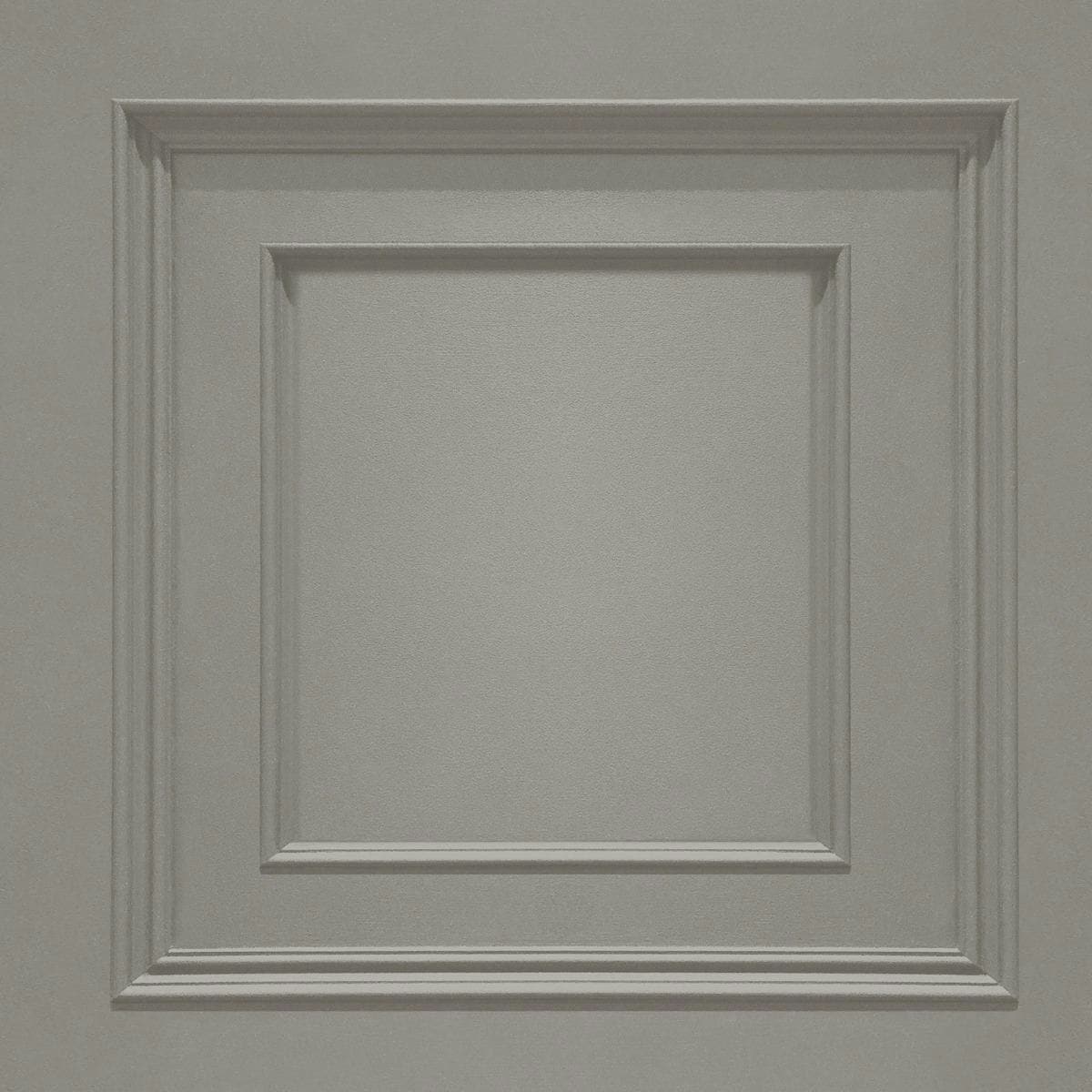 Belgravia Amara Wood Panel Vinyl Textured Wallpaper - Silver - 10m x 53cm Silver