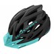 image 1 of Meteor Marven Cycle Helmet MTB Bike Skateboard Scooter Safety Gear Black | Black/Cyan  | L